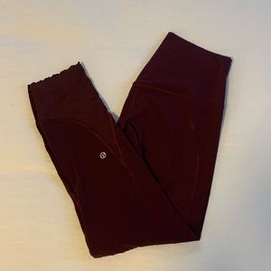 Lululemon Align Scallop Edge Crops